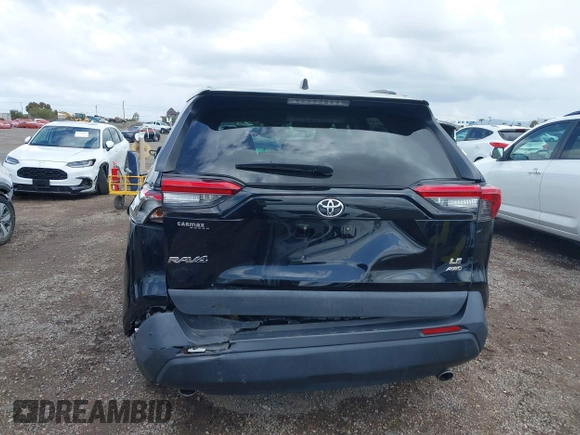 2019 Toyota RAV4 LE with VIN 2T3G1RFV7KC036285, listed as a IAAI auction lot 41934102 with 60,421 mi miles. Bid and sale history available at carsss.com. Image 16.