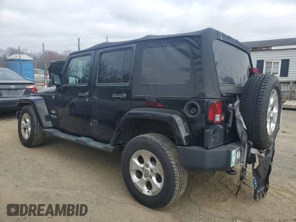 2015 Jeep Wrangler Unlimited Sahara with VIN 1C4BJWEG3FL530114, listed as a Copart auction lot 49444135 with 156,669 mi miles and Salvage Title. Bid and sale history available at carsss.com. Image 2.