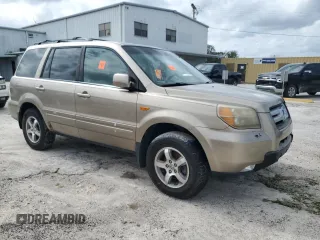 2007 Honda Pilot EX-L with VIN 5FNYF28787B041518, listed as a Copart auction lot 77245944 with Not Provided miles and Non Repairable. Bid and sale history available at DreamBid. Image 4.