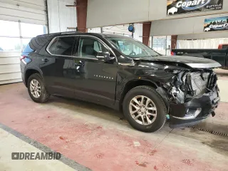 2019 Chevrolet Traverse LT Cloth z VIN 1GNEVGKW0KJ283022, wystawiony jako Copart lot #58908455 z przebiegiem 55 155 mil mil oraz Szkoda całkowita • Salvage title. Historia ofert i sprzedaży dostępna na DreamBid. Obrazek 4.