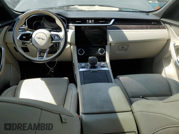 2021 Jaguar F-Pace S with VIN SADCJ2EU7MA668268, listed as a Copart auction lot 56007285 with 30,836 mi miles and Salvage title. Bid and sale history available at DreamBid. Image 8.