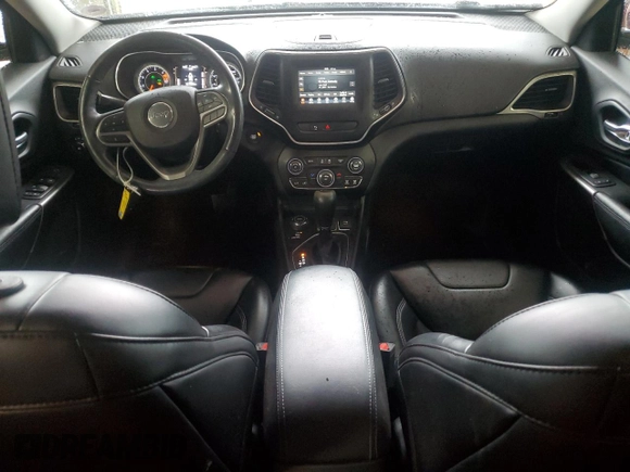 2019 Jeep Cherokee Latitude Plus with VIN 1C4PJMLB9KD122500, listed as a Copart auction lot 62504075 with 129,248 mi miles and Salvage title. Bid and sale history available at DreamBid. Image 8.