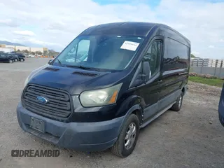2015 Ford Transit Cargo with VIN 1FTYR2CMXFKA75918, listed as a IAAI auction lot 41999143 with 159,345 mi miles. Bid and sale history available at carsss.com. Image 2.