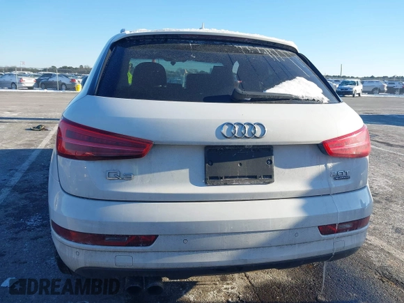 2017 Audi Q3 Premium with VIN WA1ECCFS9HR017842, listed as a IAAI auction lot 41400330 with 106,884 mi miles. Bid and sale history available at carsss.com. Image 16.