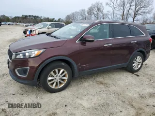 2016 Kia Sorento LX with VIN 5XYPG4A34GG181649, listed as a Copart auction lot 46247775 with 147,193 mi miles and Salvage Title. Bid and sale history available at carsss.com. Image 1.
