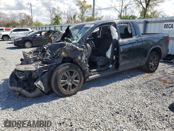2018 Honda Ridgeline Sport with VIN 5FPYK2F19JB002705, listed as a Copart auction lot 44516565 with Not provided miles and Salvage title. Bid and sale history available at DreamBid. Image 1.