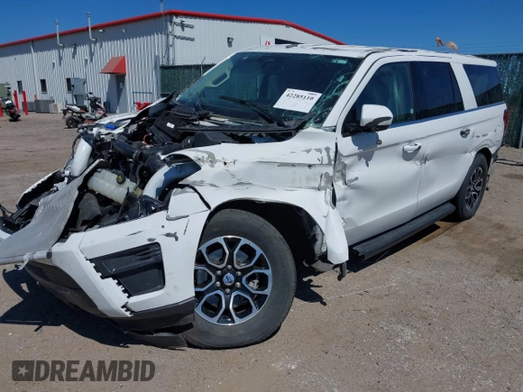 2024 Ford Expedition Max XLT with VIN 1FMJK1H83REA29230, listed as a IAAI auction lot 42285110 with Not provided miles and . Bid and sale history available at DreamBid. Image 2.
