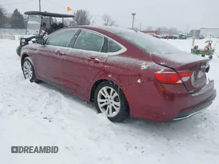 2015 Chrysler 200 Limited with VIN 1C3CCCAB9FN611778, listed as a IAAI auction lot 41288581 with 89,884 mi miles. Bid and sale history available at carsss.com. Image 3.