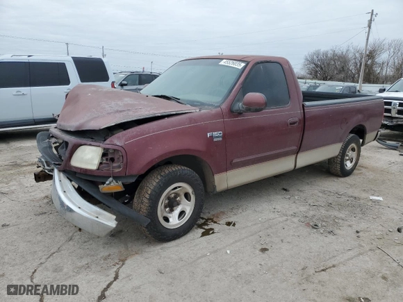 1999 Ford F-150 Work Series with VIN 1FTRF17W1XKB48291, listed as a Copart auction lot 45526035 with 154,699 mi miles and Salvage Title. Bid and sale history available at carsss.com. Image 1.