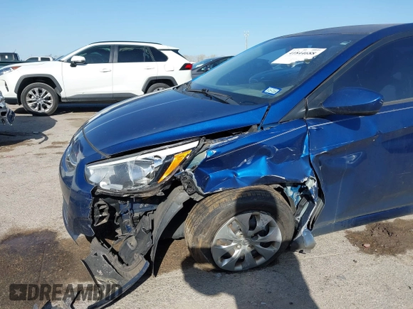 2015 Hyundai Accent GLS with VIN KMHCT4AE5FU907085, listed as a IAAI auction lot 41844688 with 156,384 mi miles. Bid and sale history available at carsss.com. Image 6.
