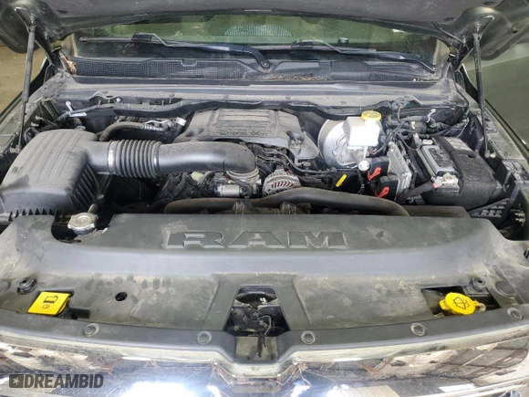 2021 Ram 1500 Big Horn with VIN 1C6SRFBT9MN696110, listed as a Copart auction lot 45203975 with 60,545 mi miles and Salvage Title. Bid and sale history available at carsss.com. Image 11.