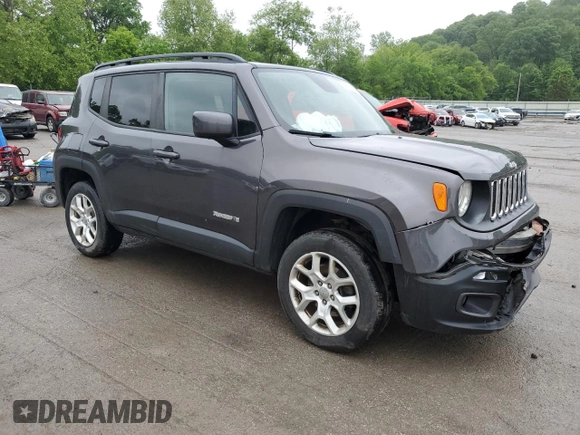 2018 Jeep Renegade Latitude с VIN ZACCJBBB5JPH08888, выставлен на аукционе Copart как лот 58801395 с пробегом 113 331 миль миль и Списание • Salvage title. История ставок и продаж доступна на DreamBid. Изображение 4.