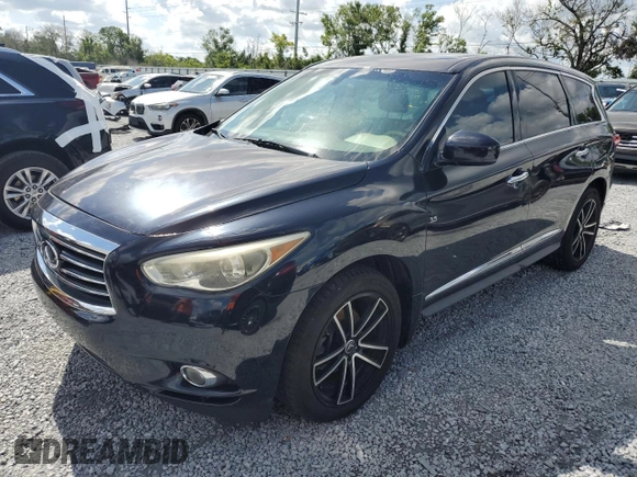 2014 Infiniti QX60 с VIN 5N1AL0MN7EC522689, выставлен на аукционе Copart как лот 56688785 с пробегом 217 628 миль миль и Списание • Salvage title. История ставок и продаж доступна на DreamBid. Изображение 1.