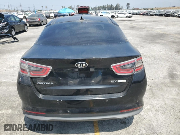 2015 Kia Optima EX with VIN KNAGN4AD0F5085150, listed as a Copart auction lot 56314155 with 87,635 mi miles and Salvage title. Bid and sale history available at DreamBid. Image 6.