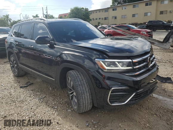 2023 Volkswagen Atlas SEL Premium R-Line z VIN 1V2FR2CA1PC501812, wystawiony jako Copart lot #68935884 z przebiegiem 42 736 mil mil oraz Szkoda całkowita • Salvage title. Historia ofert i sprzedaży dostępna na DreamBid. Obrazek 4.