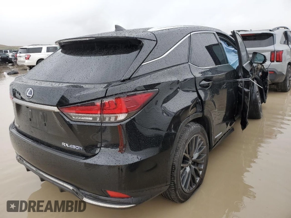 2020 Lexus RX with VIN 2T2YGMDA4LC052181, listed as a Copart auction lot 42141364 with 64,045 mi miles. Bid and sale history available at carsss.com. Image 3.