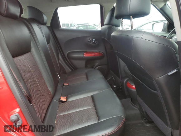 2015 Nissan Juke S with VIN JN8AF5MVXFT552851, listed as a Copart auction lot 52374565 with 45,108 mi miles and Salvage Title. Bid and sale history available at DreamBid. Image 10.