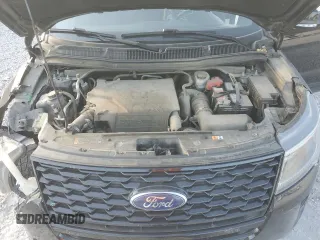 2018 Ford Explorer Sport with VIN 1FM5K8GT4JGB11220, listed as a Copart auction lot 50001345 with 134,314 mi miles and Salvage title. Bid and sale history available at DreamBid. Image 12.