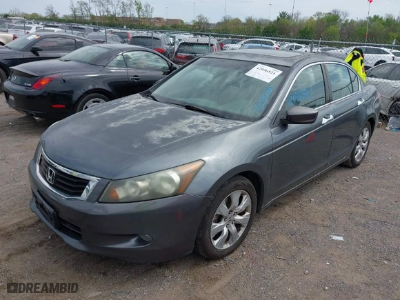 2009 Honda Accord Sdn EX-L with VIN 5KBCP36899B502691, listed as a IAAI auction lot 42036521 with 215,574 mi miles. Bid and sale history available at carsss.com. Image 2.