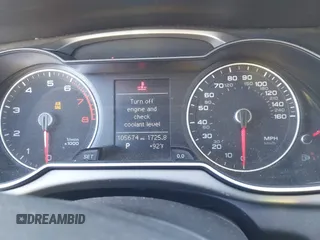 2014 Audi A4 Premium with VIN WAUAFAFL8EN012835, listed as a IAAI auction lot 41558062 with 105,674 mi miles. Bid and sale history available at carsss.com. Image 7.