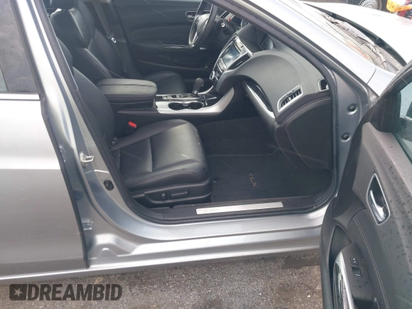 2019 Acura TLX with VIN 19UUB1F38KA010003, listed as a IAAI auction lot 41905610 with 28,644 mi miles. Bid and sale history available at carsss.com. Image 5.