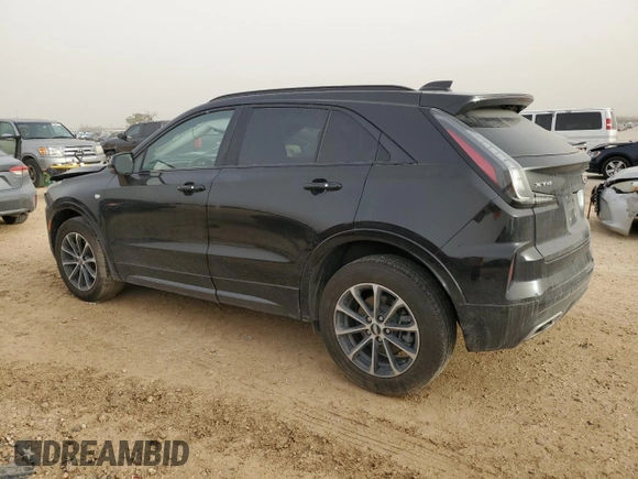2024 Cadillac XT4 FWD Sport with VIN 1GYFZER46RF100076, listed as a Copart auction lot 45741285 with 11,616 mi miles and Salvage title. Bid and sale history available at DreamBid. Image 2.
