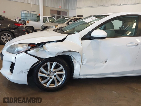 2012 Mazda Mazda3 i Touring with VIN JM1BL1V72C1663712, listed as a IAAI auction lot 41564773 with 181,151 mi miles. Bid and sale history available at carsss.com. Image 6.