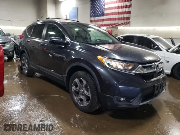 2017 Honda CR-V EX with VIN 5J6RW2H55HL022128, listed as a Copart auction lot 50517305 with 77,382 mi miles and Salvage Title. Bid and sale history available at carsss.com. Image 4.