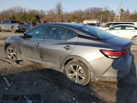 2022 Nissan Sentra SV with VIN 3N1AB8CV6NY210123, listed as a Copart auction lot 42646245 with 13,254 mi miles and Salvage Title. Bid and sale history available at carsss.com. Image 2.