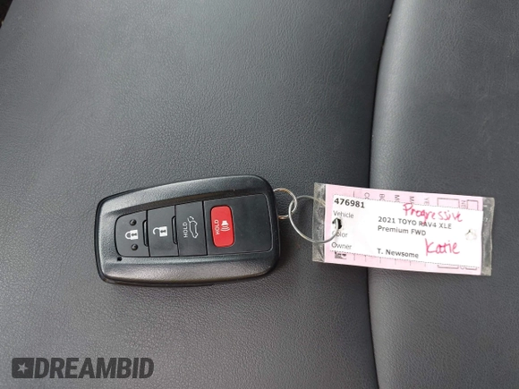 2021 Toyota RAV4 XLE Premium with VIN 2T3C1RFV0MC171416, listed as a IAAI auction lot 42425655 with 34,116 mi miles and . Bid and sale history available at DreamBid. Image 11.