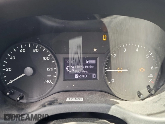 2016 Mercedes-Benz Metris Cargo with VIN WD3PG2EA2G3155465, listed as a IAAI auction lot 42229512 with 125,745 mi miles. Bid and sale history available at carsss.com. Image 1.
