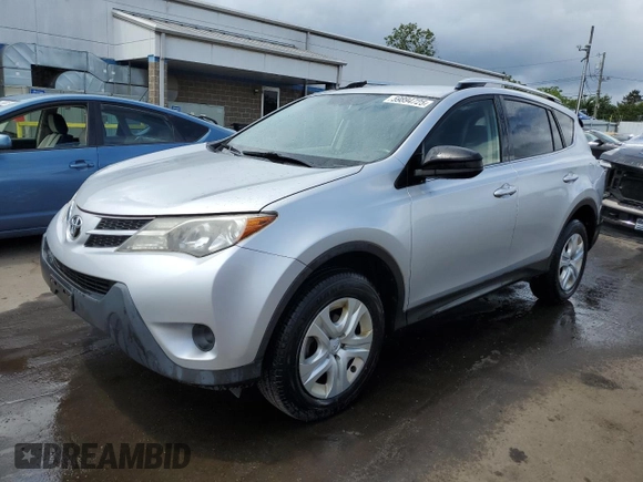 2013 Toyota RAV4 LE with VIN JTMBFREV9DD031956, listed as a Copart auction lot 59894725 with 116,368 mi miles and Salvage title. Bid and sale history available at DreamBid. Image 1.
