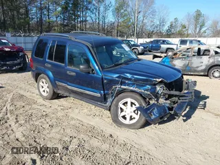 2005 Jeep Liberty Limited with VIN 1J4GK58K55W502769, listed as a IAAI auction lot 41241319 with 153,091 mi miles. Bid and sale history available at carsss.com. Image 1.
