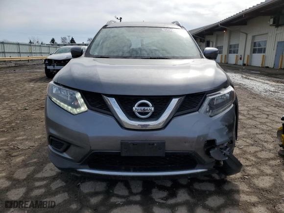 2016 Nissan Rogue SV with VIN JN8AT2MV1GW143824, listed as a Copart auction lot 46431685 with 93,040 mi miles and Salvage Title. Bid and sale history available at carsss.com. Image 5.