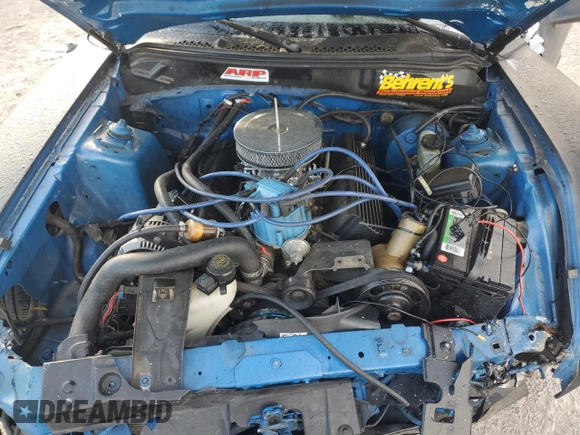 1995 Ford Mustang GT with VIN 1FALP42T2SF181843, listed as a Copart auction lot 46025335 with 65,235 mi miles and Salvage title. Bid and sale history available at DreamBid. Image 12.