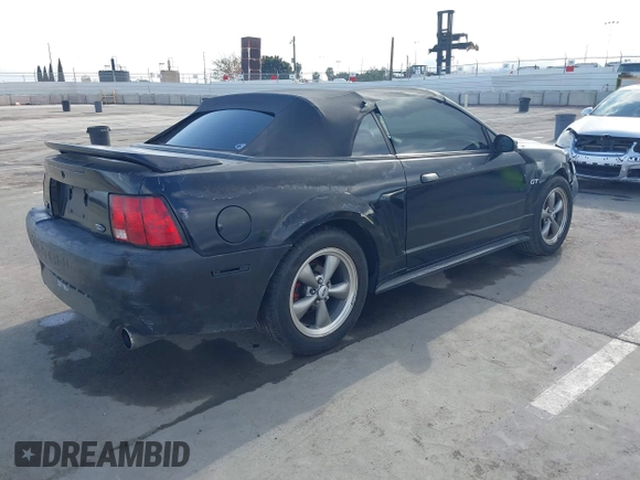 2000 Ford Mustang GT with VIN 1FAFP45X1YF165489, listed as a IAAI auction lot 41926293 with 144,312 mi miles. Bid and sale history available at carsss.com. Image 4.
