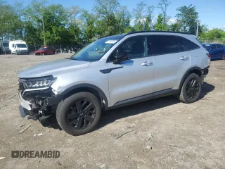 2021 Kia Sorento S z VIN 5XYRLDLC7MG061972, wystawiony jako Copart lot #55946905 z przebiegiem 103 996 mil mil oraz Szkoda całkowita • Salvage title. Historia ofert i sprzedaży dostępna na DreamBid. Obrazek 1.