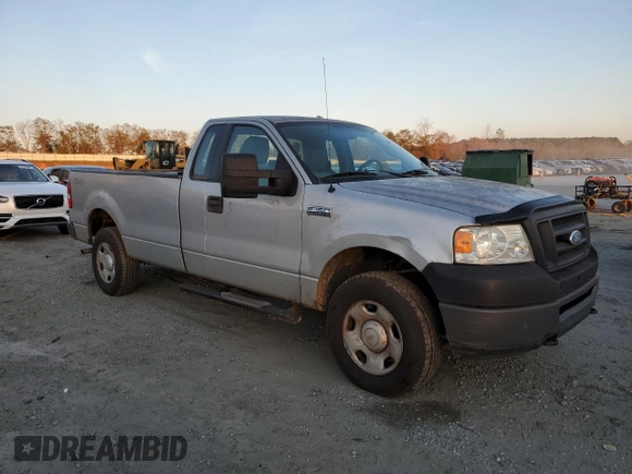 2007 Ford F-150 XL with VIN 1FTRF14V97NA49566, listed as a Copart auction lot 82015904 with 116,627 mi miles and Salvage title. Bid and sale history available at DreamBid. Image 4.