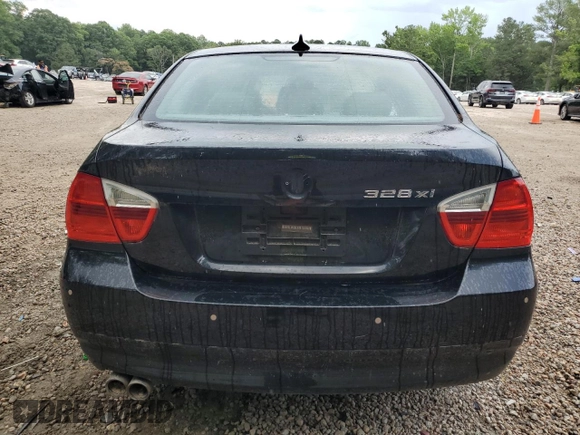 2007 BMW 3 Series 328xi with VIN WBAVC93547KX52045, listed as a Copart auction lot 60922775 with 136,686 mi miles and Clean title. Bid and sale history available at DreamBid. Image 6.