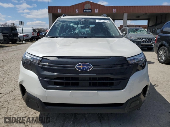 2025 Subaru Forester with VIN JF2SLDAC0SH476254, listed as a Copart auction lot 52015575 with 2,045 mi miles and Salvage title. Bid and sale history available at DreamBid. Image 5.
