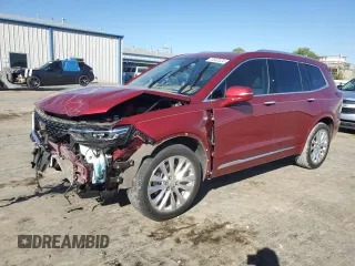 2020 Cadillac XT6 FWD Premium Luxury with VIN 1GYKPERSXLZ103765, listed as a Copart auction lot 73532524 with 44,084 mi miles and Salvage Title. Bid and sale history available at carsss.com. Image 1.
