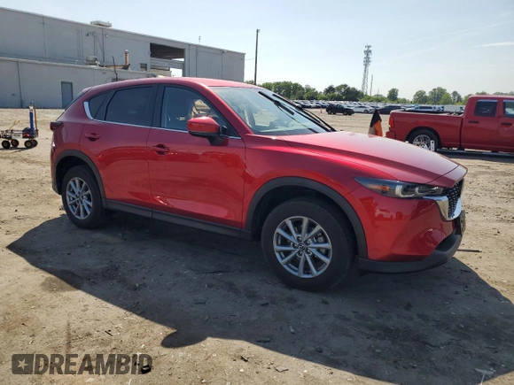 2023 Mazda CX-5 S Select with VIN JM3KFBBM2P0242664, listed as a Copart auction lot 55022895 with 14,129 mi miles and Salvage Title. Bid and sale history available at DreamBid. Image 4.