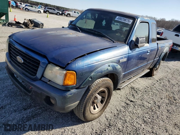2008 Ford Ranger XL with VIN 1FTYR14U88PB13466, listed as a Copart auction lot 49029875 with 180,095 mi miles and Clean Title. Bid and sale history available at carsss.com. Image 1.