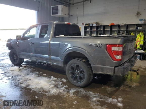 2022 Ford F-150 XL with VIN 1FTEX1EP2NFA76658, listed as a Copart auction lot 44104645 with 44,315 mi miles and Salvage title. Bid and sale history available at DreamBid. Image 2.