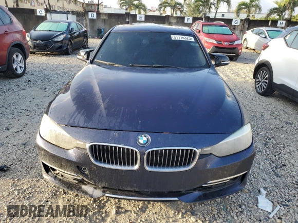 2013 BMW 3 Series 328i with VIN WBA3C1C55DF438191, listed as a Copart auction lot 51116325 with 175,440 mi miles and Salvage Title. Bid and sale history available at carsss.com. Image 5.