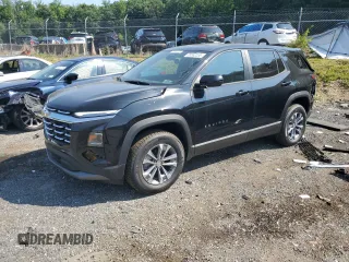 2025 Chevrolet Equinox AWD LT with VIN 3GNAXPEG4SL316786, listed as a Copart auction lot 65562255 with 87 mi miles and Salvage title. Bid and sale history available at DreamBid. Image 1.