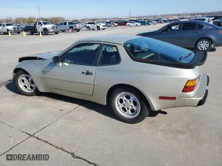 1984 Porsche 944 with VIN WP0AA0948EN456684, listed as a Copart auction lot 85347214 with 21,213 mi miles and Clean Title. Bid and sale history available at carsss.com. Image 2.