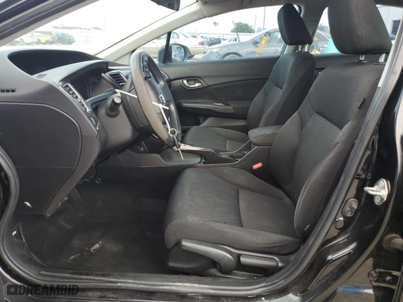 2015 Honda Civic Sedan LX with VIN 19XFB2F53FE090926, listed as a Copart auction lot 52438785 with 76,888 mi miles and Salvage Title. Bid and sale history available at carsss.com. Image 7.