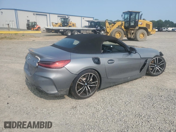2024 BMW Z4 sDrive30i with VIN WBAHF3C0XRWY33763, listed as a Copart auction lot 58850565 with Not provided miles and Salvage title. Bid and sale history available at DreamBid. Image 3.