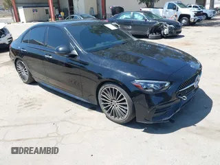 2023 Mercedes-Benz C 300 with VIN W1KAF4GB7PR154699, listed as a IAAI auction lot 42290444 with 29,232 mi miles and . Bid and sale history available at DreamBid. Image 1.